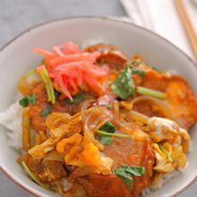 仙台油麩のカレー丼