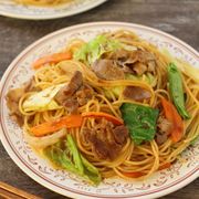 パスタで作るソース焼きそば