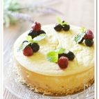 おから入りクリームチーズケーキ 