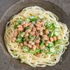 超簡単！ゆでたパスタに和えるだけ♪納豆オクラパスタ