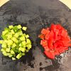 【格安鶏むね肉で】コロコロ夏野菜の中華風よだれ鶏の工程2