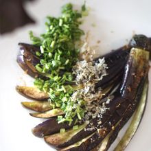 茄子のジンジャーステーキ