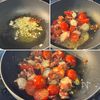 【タコとトマトのぺぺロン炒め】ワインが進む♡バル風おつまみ♪の工程1