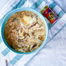 きのこと油揚げのとろみにゅうめん