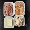 【豚こまとレンコンのキムチーズ炒め】の下準備