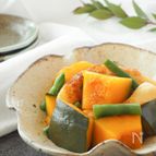 簡単！かぼちゃとちくわの煮物