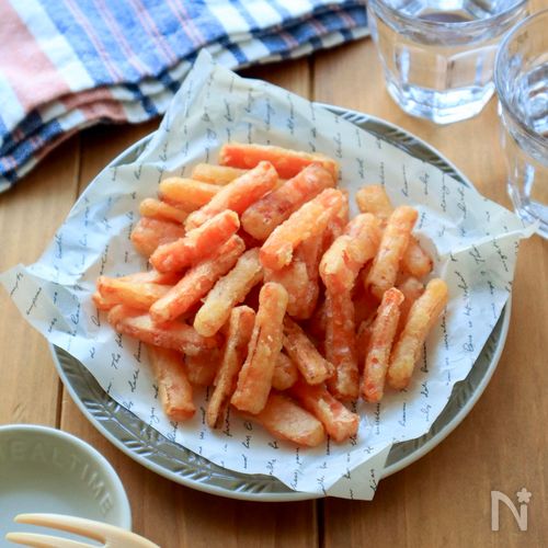 手が止まらん!にんじんの唐揚げ