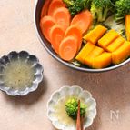 塩レモンで食べる蒸し野菜【フライパン蒸しでお手軽】