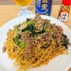 Tsuneaki Okadaの作ってみた!投稿(ビールが欲しくなる!【牛肉と小松菜の辛焼きそば】)
