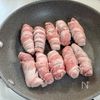 巻くだけ簡単♪ごはんがすすむ【豚バラと大葉のバタぽん焼き】の工程2