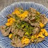楽ラク手抜キッチン🐶🐾の作ってみた!投稿(10分！バレない節約飯＼豚肉と豆苗の中華風卵炒め／)