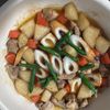 大根と鶏もも肉の彩り煮♪こっくりした味わいの工程4