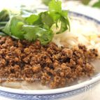 レンジｄｅ簡単コチュジャン黒ゴマそぼろ