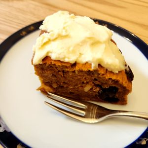 ぱんだの作ってみた!投稿(混ぜるだけ♪米粉のキャロットケーキ(グルテンフリー))