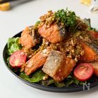 鮭の香味ダレ