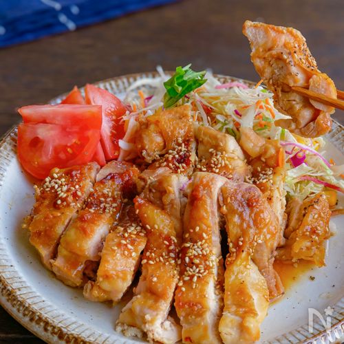 レンジで完結！！にんにく旨味噌鶏チャーシュー