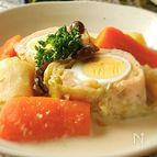 鮭のロールキャベツ・クリーム仕立て