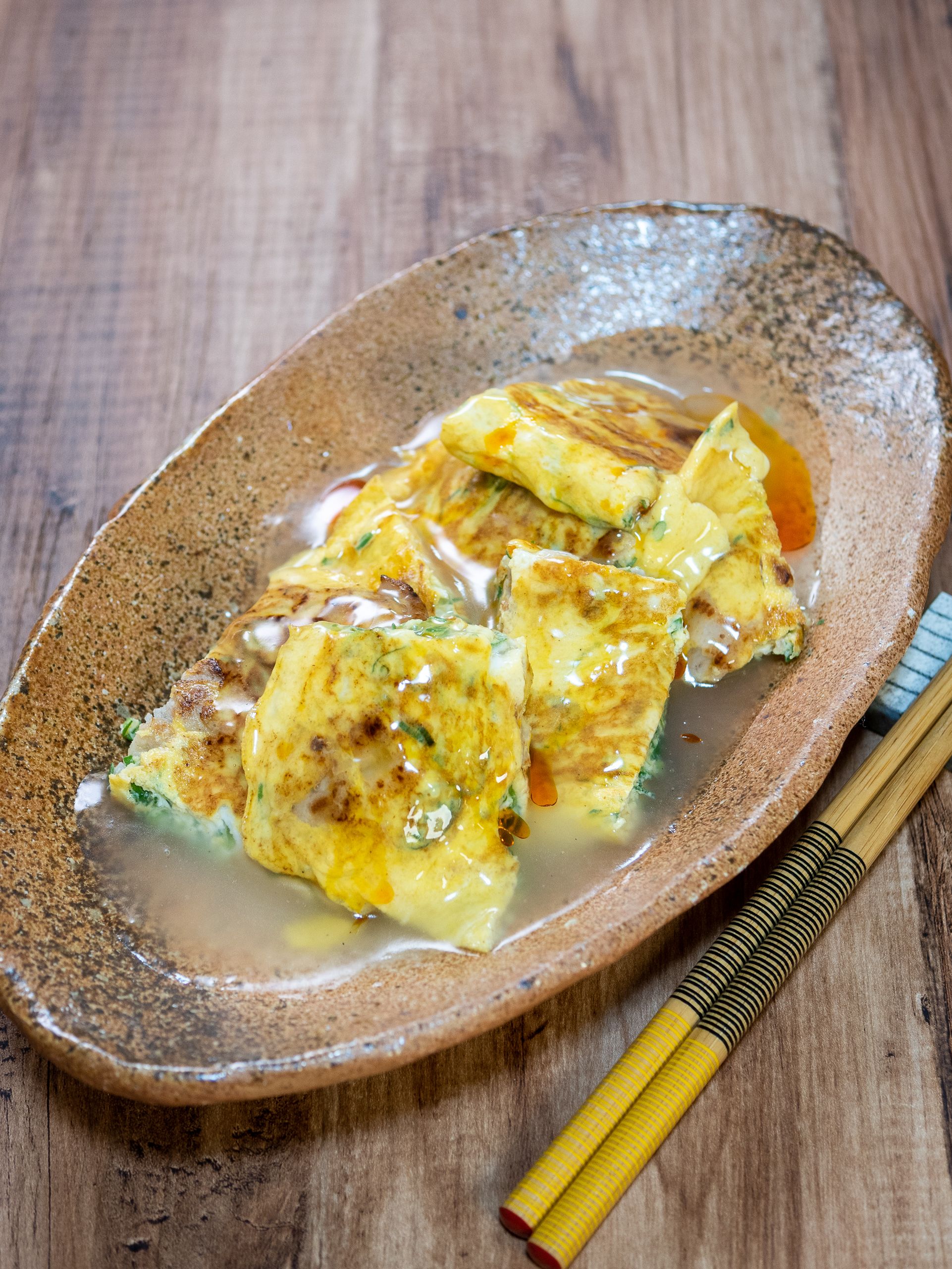 あんかけネギたっぷりオムレツ | レシピサイトNadia