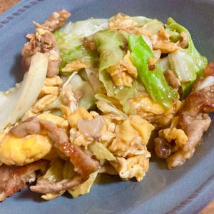 ゆかりの作ってみた!投稿(【豚たまキャベツの旨だれ炒め】ご飯に合う!キャベツたっぷり♪)