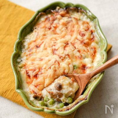 ホワイトソース不要 とろろグラタン【幼児食・取り分けレシピ】