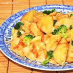 柚子胡椒がアクセント♪じゃが芋と鶏肉の甘辛炒め