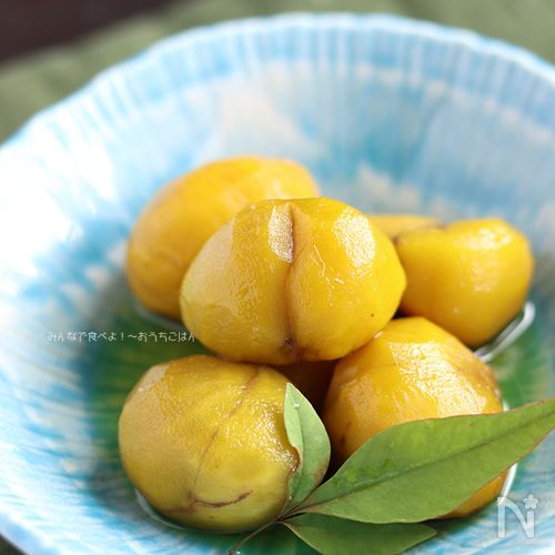 栗の甘露煮　おせちやおやつに