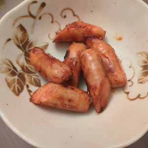 たりおの作ってみた!投稿(ソーセージのチリ炒め【食材ひとつ】【お弁当】)