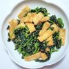 ふうかの作ってみた!投稿(［作り置き］ほうれん草と焼き油揚げのおひたし)