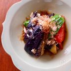 【なすとピーマンのおかか焼き浸し】10分で完成！夏の作り置き
