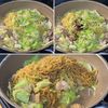 10分でうまい!【豚バラキャベツのコクうま焼きそば】の工程2