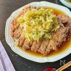【ネギだく油淋豚】節約/かさまし