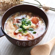 【トマトの酸辣湯スープ】とろんとピリ辛お店の味♪