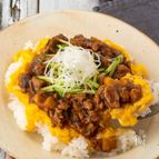 ジャージャー卵丼