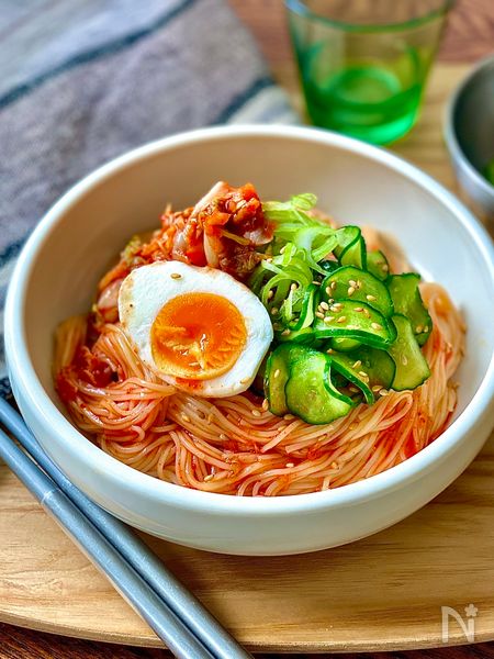 【辛うま！ビビン麺】パパッと簡単♪韓国風そうめん