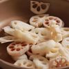 蓮根のカリカリ揚げ焼き【ワンパン・油は大さじ2】の工程1