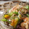 【黒酢ドレッシングの彩りサラダ】焼き野菜とお肉で主役級ˎˊ˗の工程5