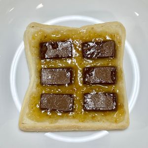 キャピタンの作ってみた!投稿(この組合せはクセになる!オレンジ焼きチョコトースト)
