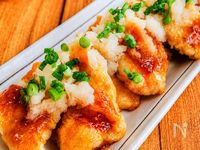 【鶏むねおろし甘酢だれ】さっぱり♪節約にも◎