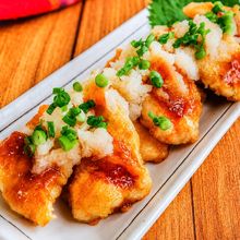 【鶏むねおろし甘酢だれ】さっぱり♪節約にも◎