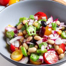 豆と野菜のマリネ
