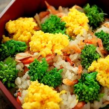 菜の花と桜海老でつくる
～春色の炊き込みご飯～