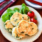 【たっぷり大葉のふんわりチーズ鶏つくね】にんにく香る♬︎