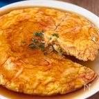 混ぜて焼くだけ♪ふわっふわ【豆腐かに玉】