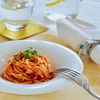 やわらか冷麦パスタ【アラビアータ】（介護食）の工程3