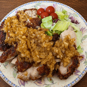 Mayuuuuの作ってみた!投稿(フライパン10分！【鶏むねチキンステーキ☆オニオンソース】)
