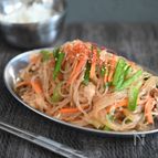 焼肉のタレで簡単！豚こま切れ肉で作る！お手軽チャプチェ
