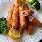 ささみのたらこチーズフライ。