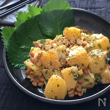 和風納豆ポテサラ By ともきーた 伊藤 智子 レシピサイト Nadia ナディア プロの料理家のおいしいレシピ