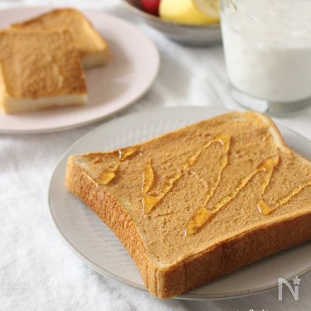 朝ごはん救世主 きなこトースト By 藤原朋未 レシピサイト Nadia ナディア プロの料理家のおいしいレシピ