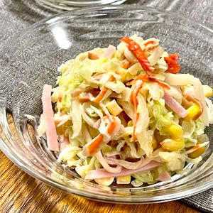 michuの作ってみた!投稿(ヘルシーだけど旨みたっぷり♩我が家の定番コールスロー)